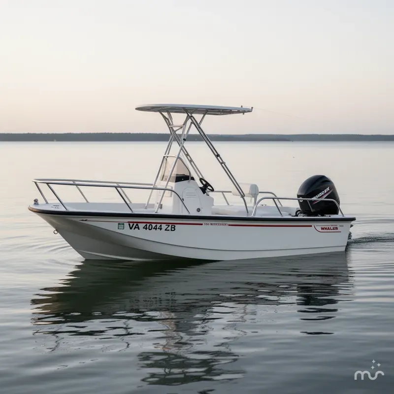 Slide: The Image of Boston Whaler 150 Montauk 2025 - 2