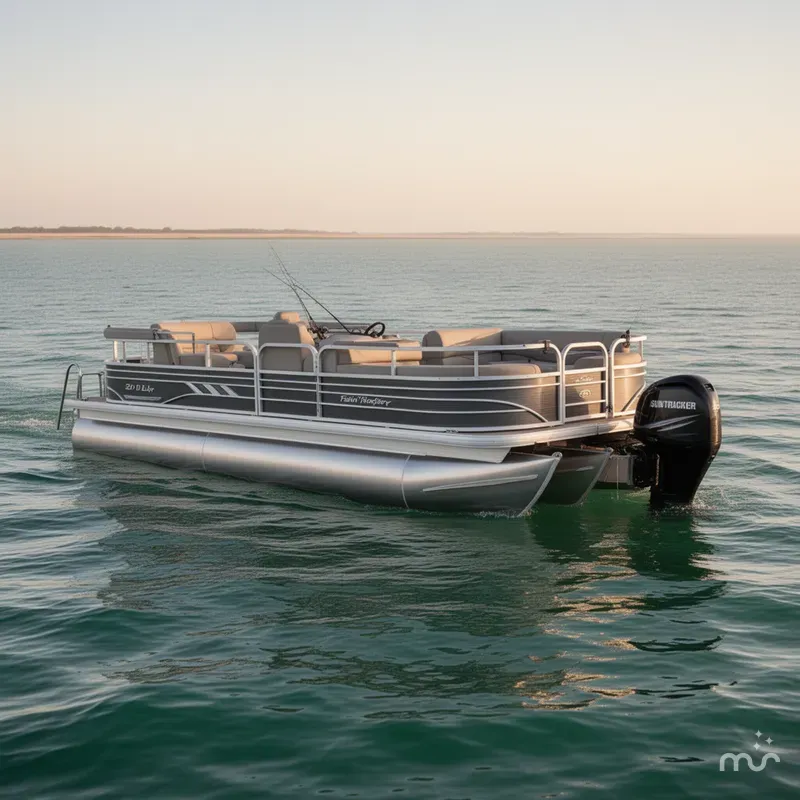 Slide: The Image of Sun Tracker Fishin' Barge 20 DLX 2023 - 0