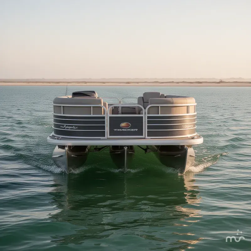 Slide: The Image of Sun Tracker Fishin' Barge 20 DLX 2023 - 1