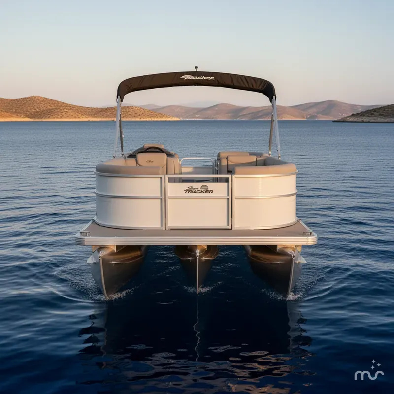 Slide: The Image of Sun Tracker Party Barge 20 DLX 2026 - 1