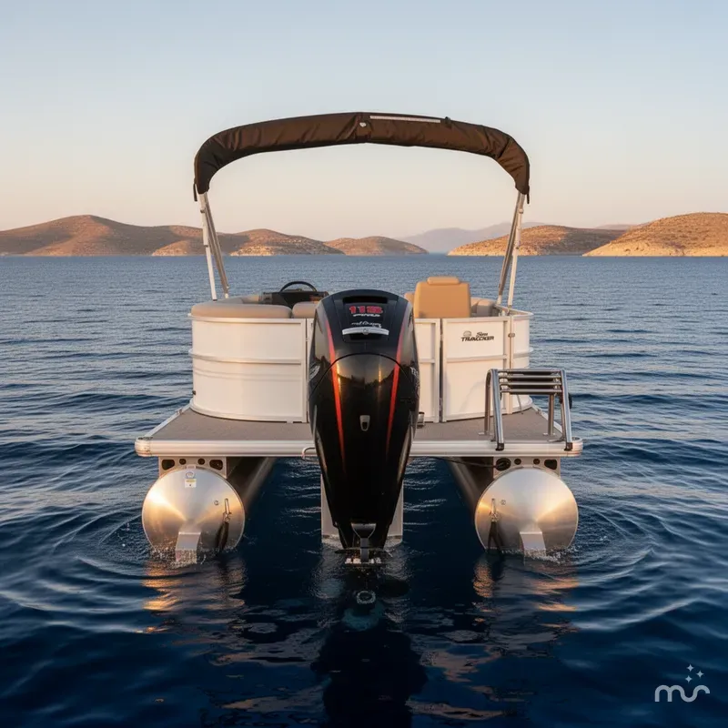 Slide: The Image of Sun Tracker Party Barge 20 DLX 2026 - 3