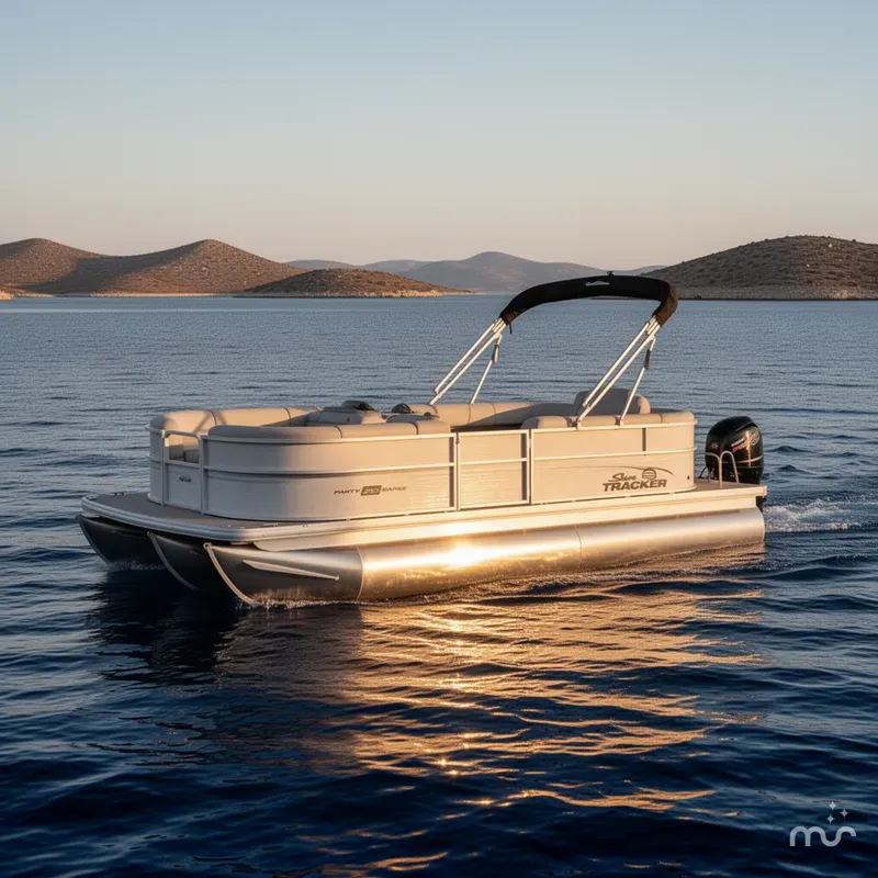 Slide: The Image of Sun Tracker Party Barge 20 DLX 2026 - 4