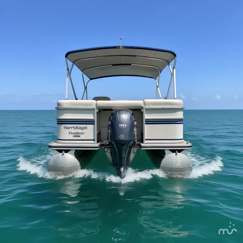 Slide: The Image of Harris Sunliner 220 BRAND NEW YAMAHA 90 SHO 2000 - 1