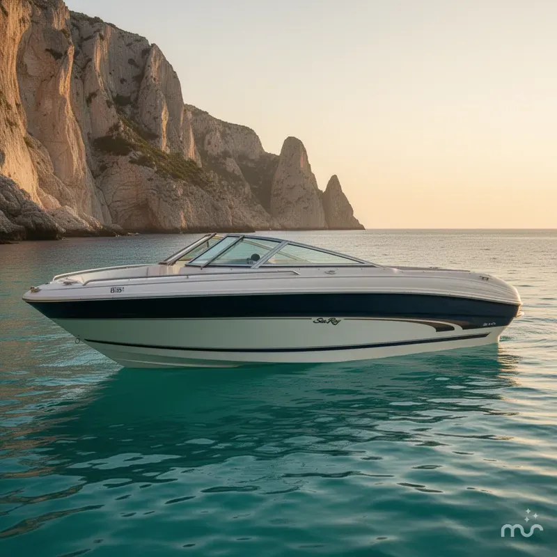 Slide: The Image of Sea Ray 210 Bow Rider 1998 - 2