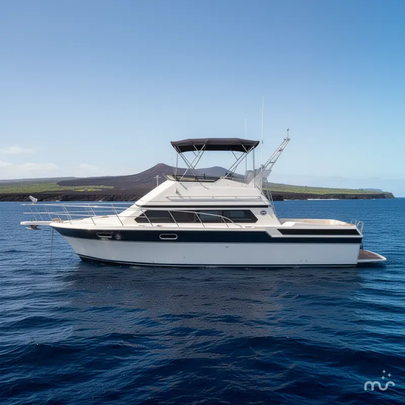 Slide: The Image of Carver Yachts 3867 Santego 1989 - 2
