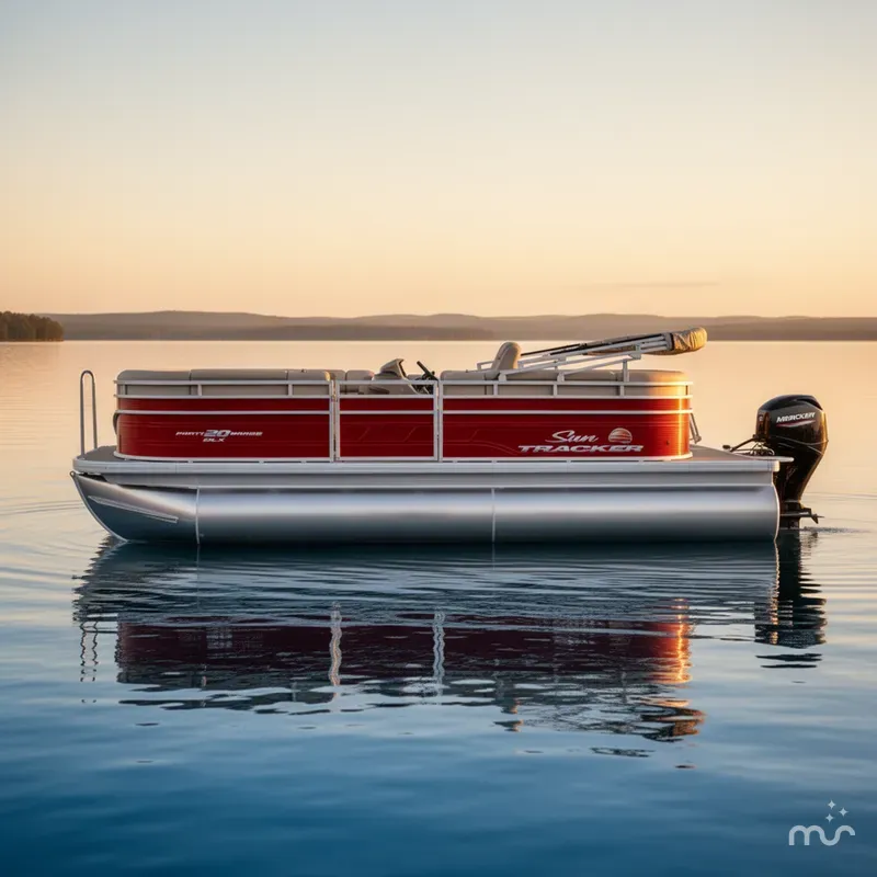 Slide: The Image of Sun Tracker Party Barge 20 DLX 2024 - 1