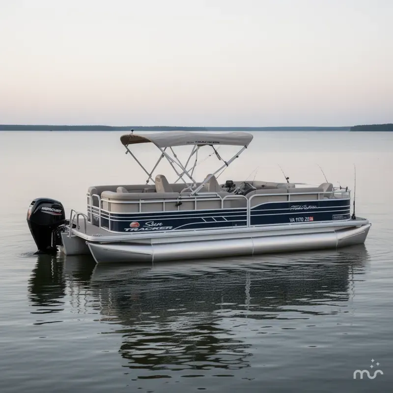 Slide: The Image of Sun Tracker Fishin' Barge 20 DLX 2023 - 0