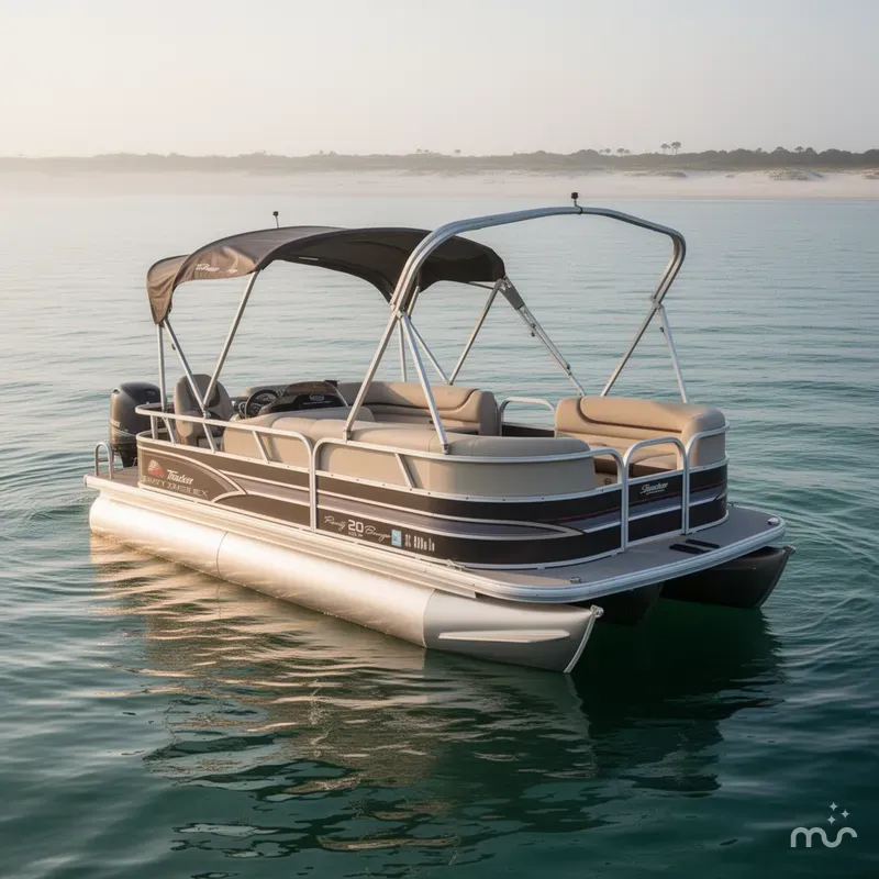 Slide: The Image of Sun Tracker Party Barge 20 DLX 2015 - 2