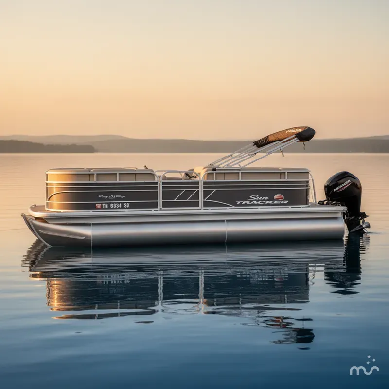 Slide: The Image of Sun Tracker Party Barge 20 2023 - 1