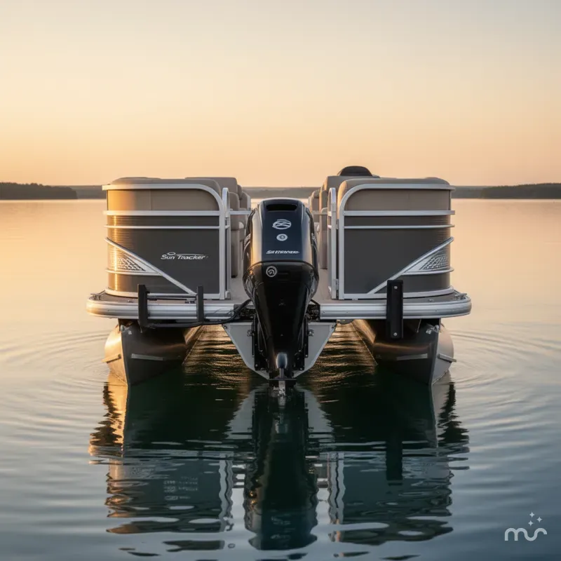 Slide: The Image of Sun Tracker Party Barge 20 2023 - 2