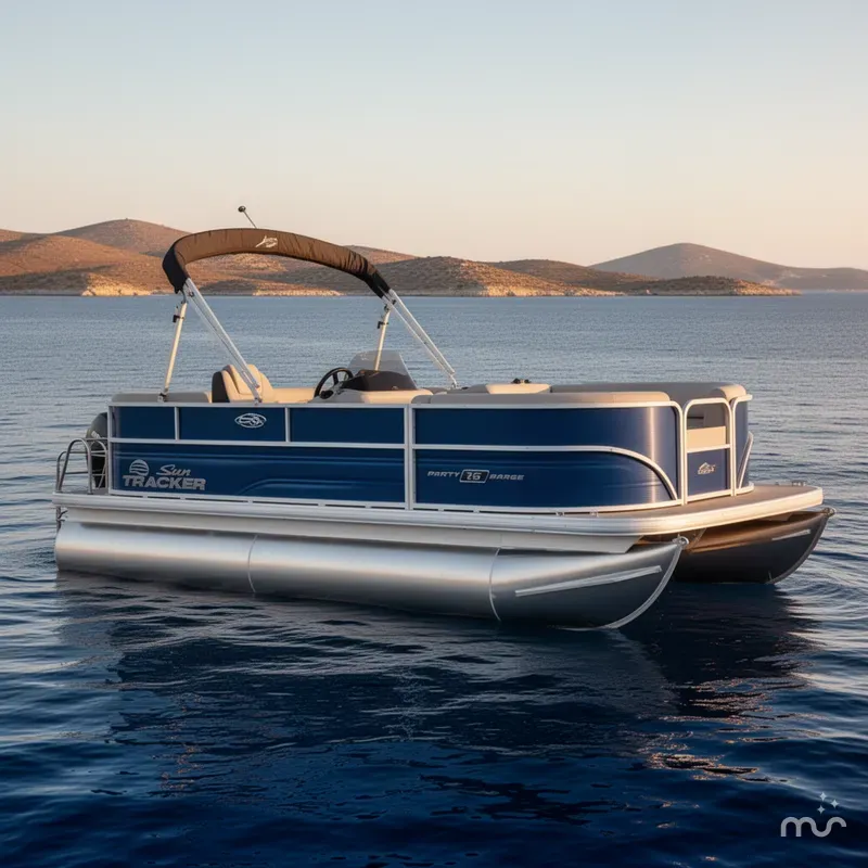 The Image of Sun Tracker Party Barge 16 DLX 2026 - 0