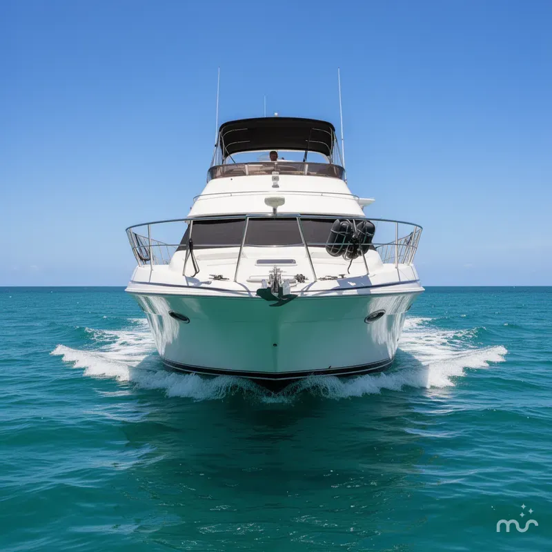 Slide: The Image of Carver 396 Aft Cabin Motor Yacht 2004 - 2