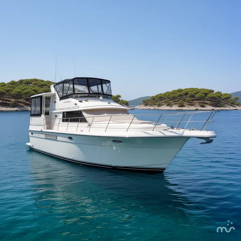 The Image of Carver Yachts 440 Aft Cabin Motor Yacht 1995 - 0