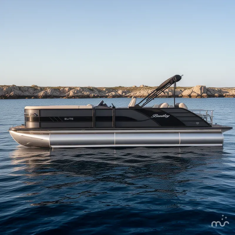 Slide: The Image of Bentley Pontoons Elite 253 QSB 2026 - 2