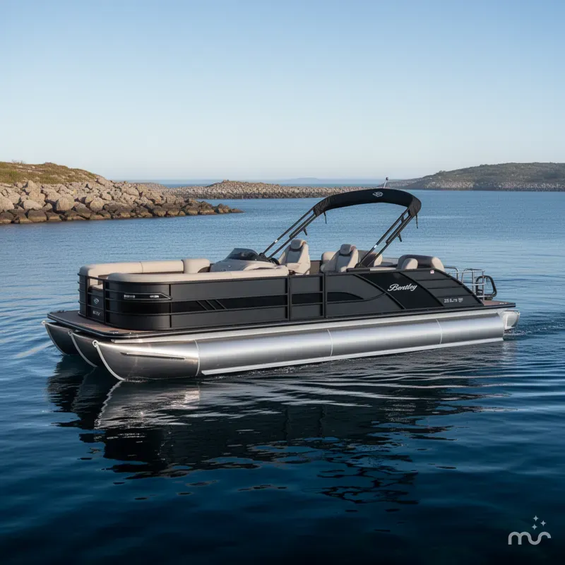 Slide: The Image of Bentley Pontoons Elite 253 QSB 2026 - 4