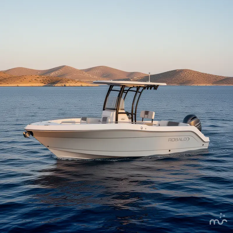 Slide: The Image of Robalo R222 Center Console 2025 - 2