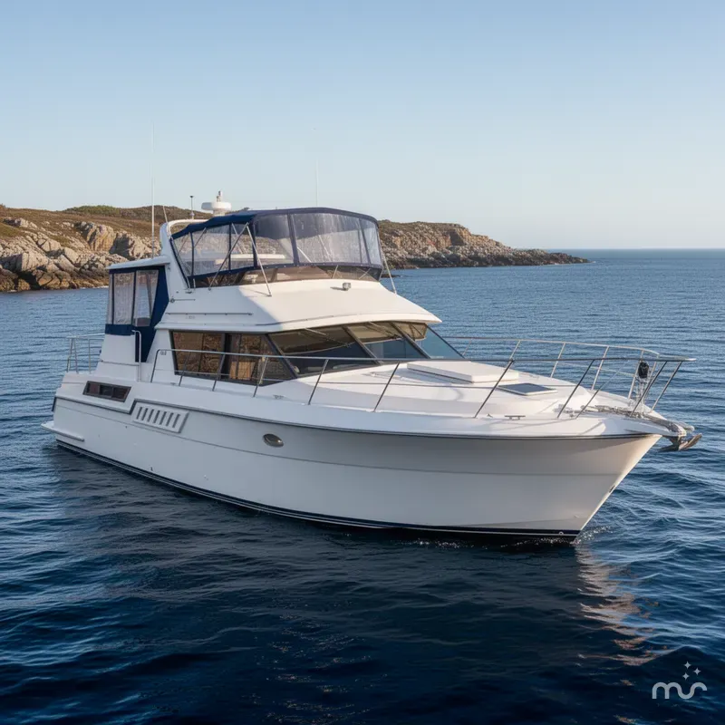 The Image of Carver Yachts 430 Cockpit Motor Yacht 1991 - 0
