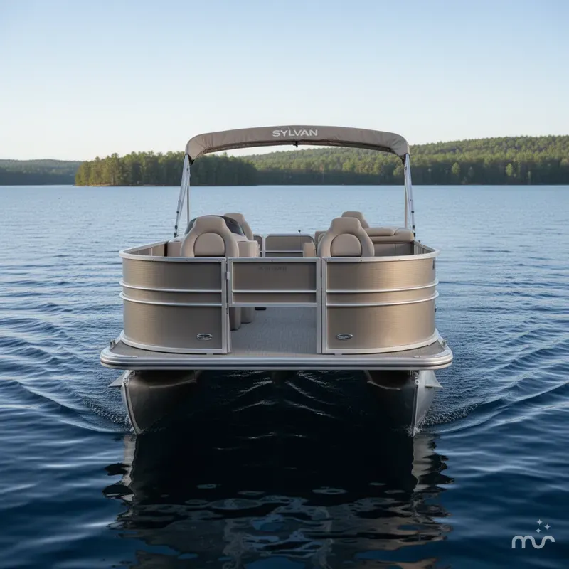 Slide: The Image of Sylvan 820 4-PT Pontoon 2016 - 3