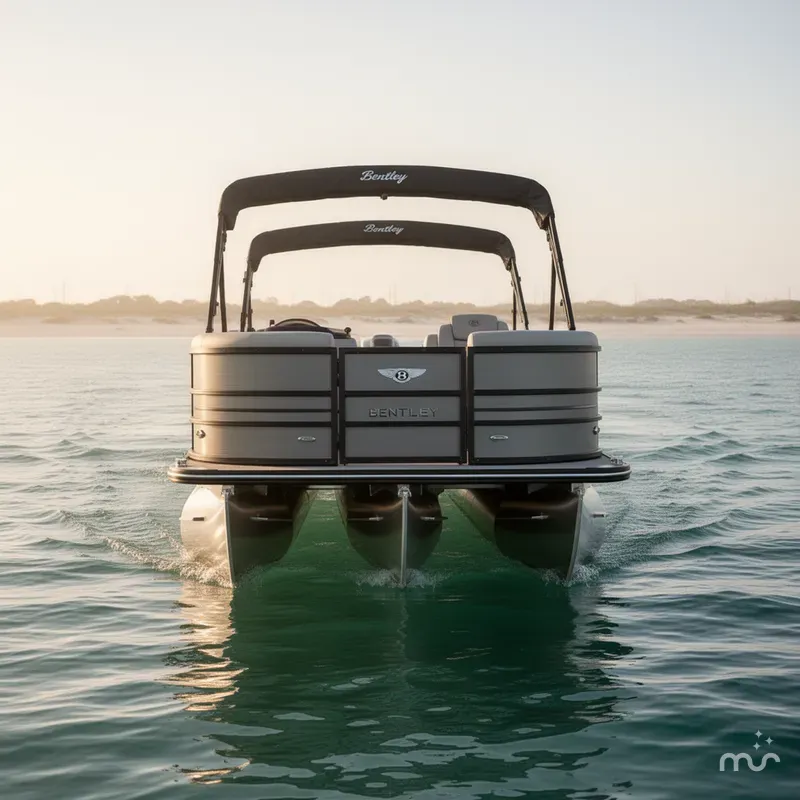 Slide: The Image of Bentley Pontoons Legacy 223 Navigator 2026 - 2