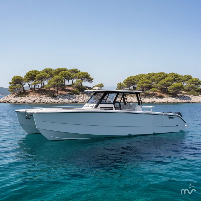 Slide: The Image of Invincible 38 Catamaran 2026 - 2