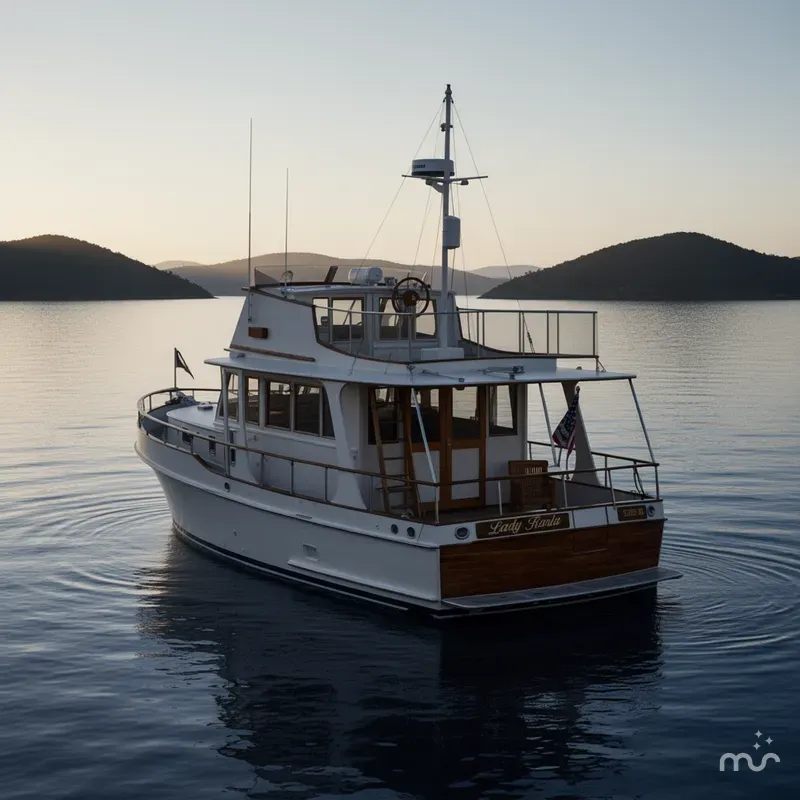 Slide: The Image of Grand Banks 42 Europa 1980 - 2