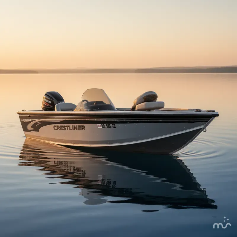 Slide: The Image of Crestliner 1700 Superhawk 2000 - 0