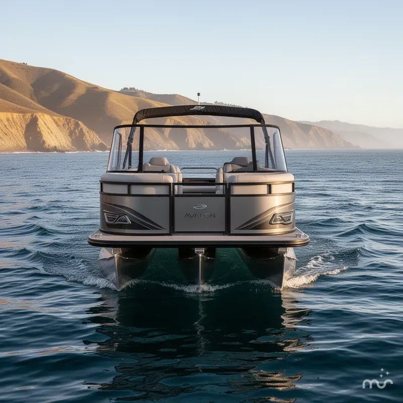 Slide: The Image of Avalon Venture 85 - 23 FT Elite Windshield w/ 150HP Mercury 2025 - 3