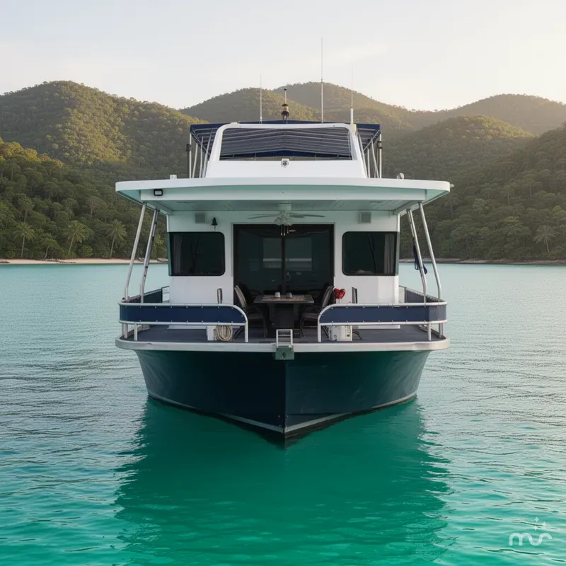Slide: The Image of Jamestowner 16x72 Houseboat 1992 - 1