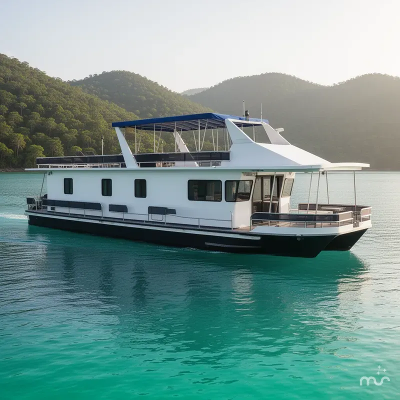 Slide: The Image of Jamestowner 16x72 Houseboat 1992 - 2