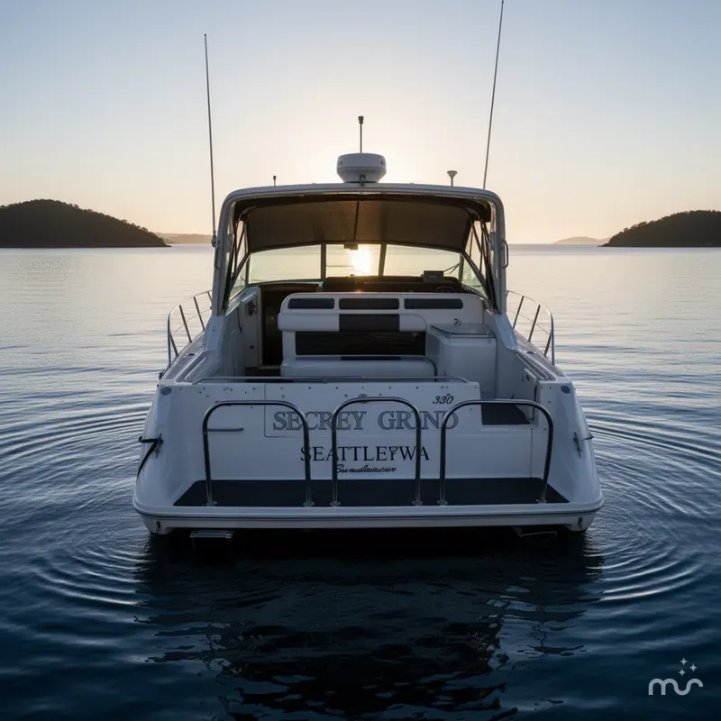 Slide: The Image of Sea Ray 330 Sundancer 1992 - 1