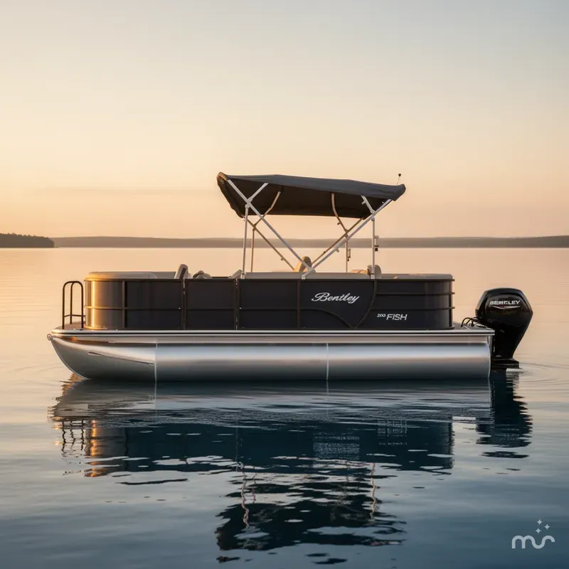 Slide: The Image of Bentley Pontoons 200 4 Fish 2023 - 2