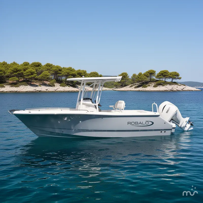 Slide: The Image of Robalo R230 Center Console 2026 - 2