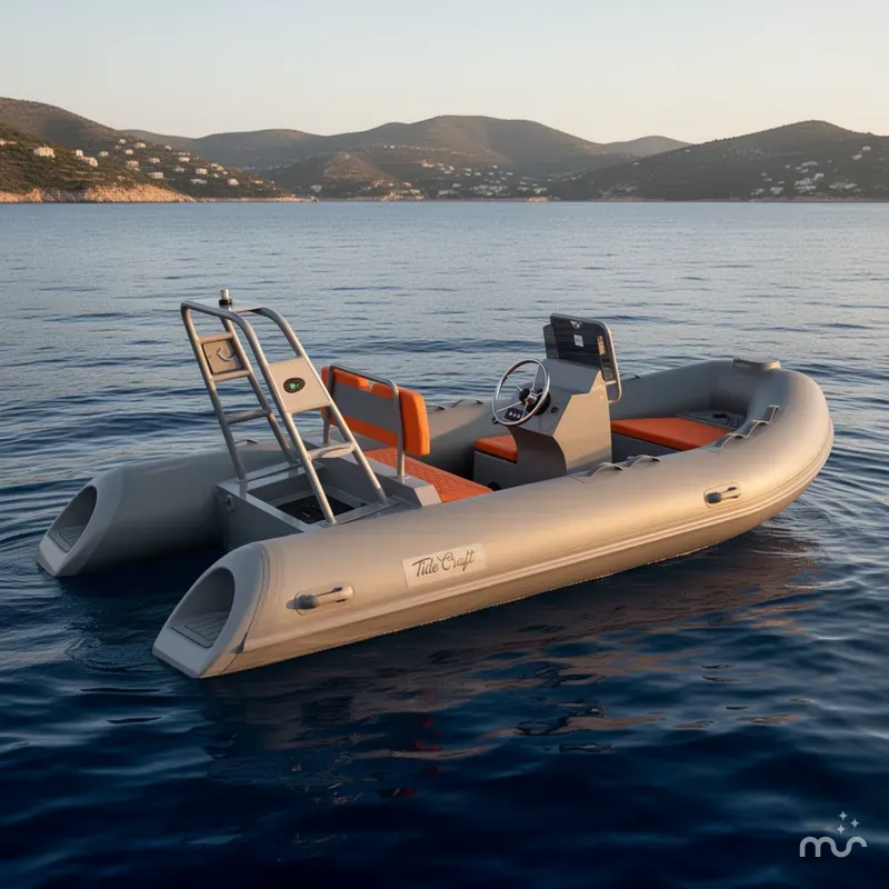 Slide: The Image of Tide Craft Custom Grey and Orange Catalina 13 2026 - 2