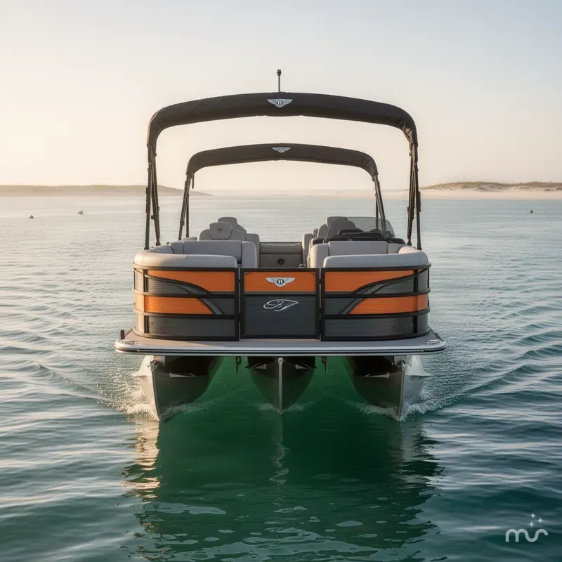 Slide: The Image of Bentley Pontoons Elite 253 Swingback 2026 - 2