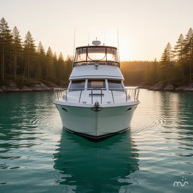 Slide: The Image of Bayliner 3488 Command Bridge Motoryacht 2001 - 1