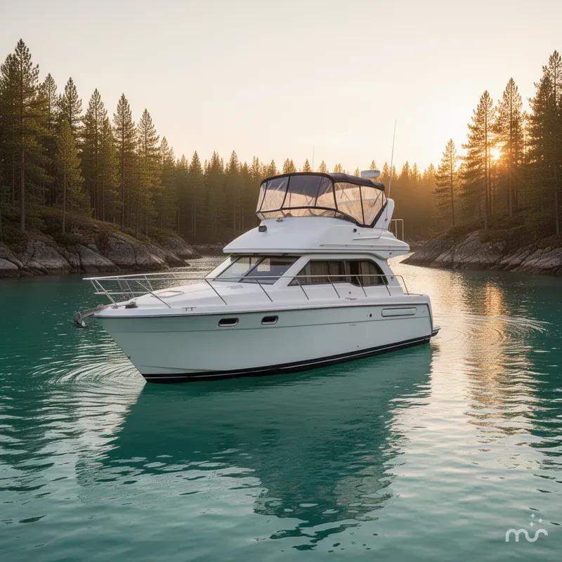 Slide: The Image of Bayliner 3488 Command Bridge Motoryacht 2001 - 2
