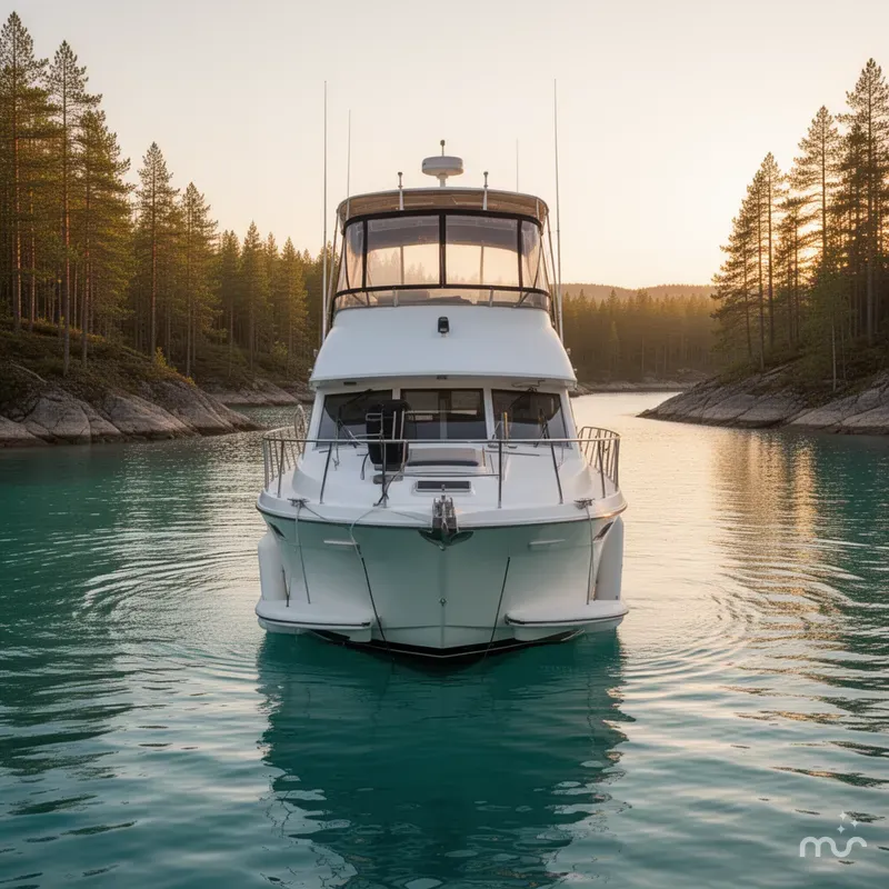 Slide: The Image of Bayliner 3488 Command Bridge Motoryacht 2001 - 3