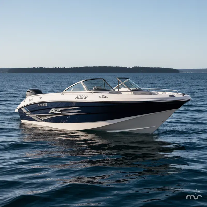 Slide: The Image of Azure AZ220 deckboat 2007 - 0