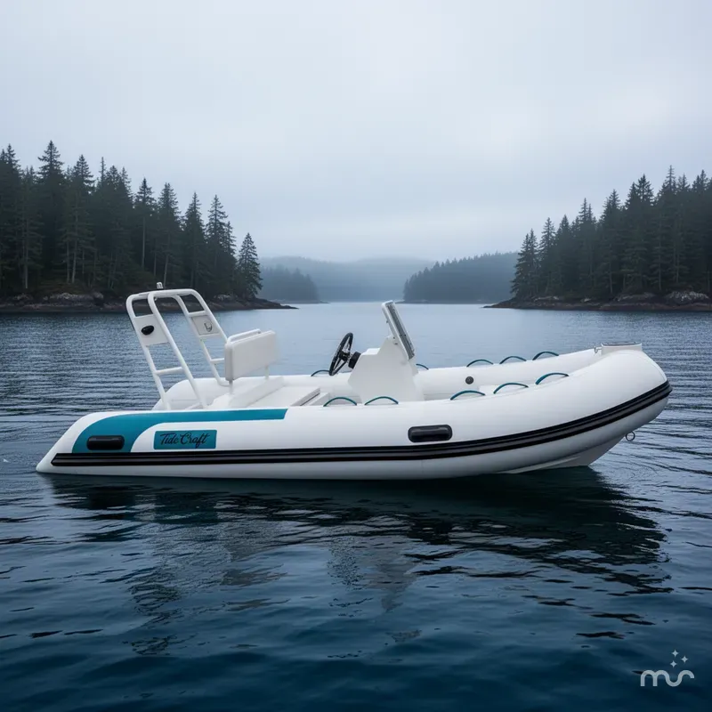 Slide: The Image of Tide Craft Custom Teal, Black and White Nantucket 12 2026 - 2