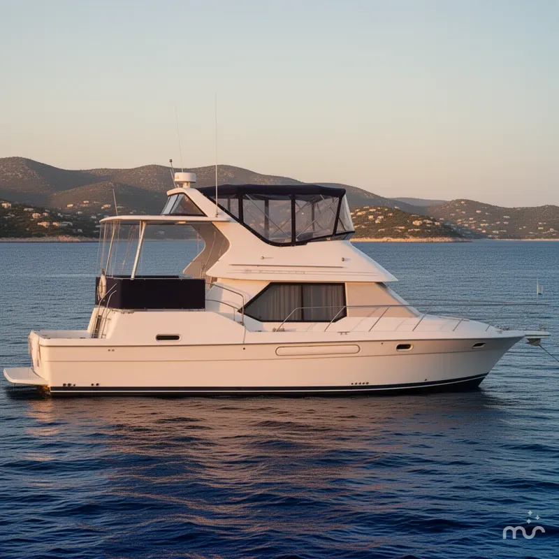 Slide: The Image of Bayliner 4087 Aft Cabin Motoryacht 1997 - 2