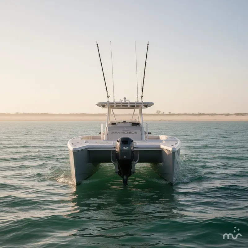 Slide: The Image of Invincible 33 Catamaran 2022 - 3