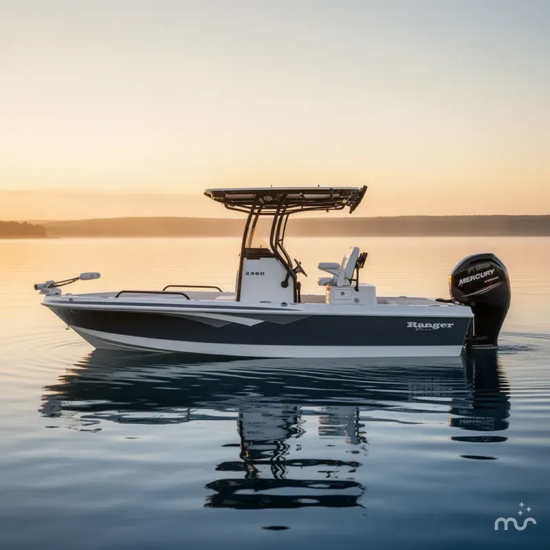 Slide: The Image of Ranger 2360 Bay w/300HP Mercury Verado 2024 - 2