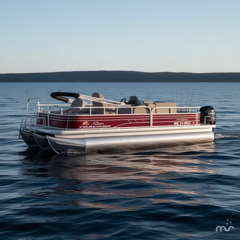Slide: The Image of Sun Tracker Fishin' Barge 20 DLX 2022 - 0