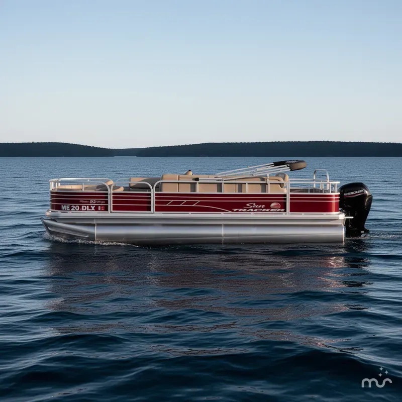 Slide: The Image of Sun Tracker Fishin' Barge 20 DLX 2022 - 1