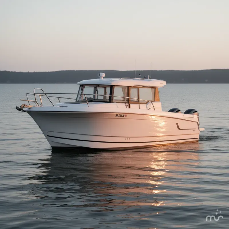 Slide: The Image of Jeanneau Merry Fisher 855 Marlin 2015 - 2