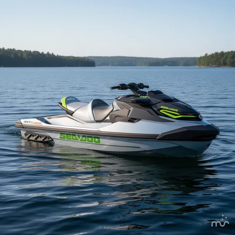 Slide: The Image of Sea-Doo RXT-X 325 Ice Metal / Manta Green 2025 - 0
