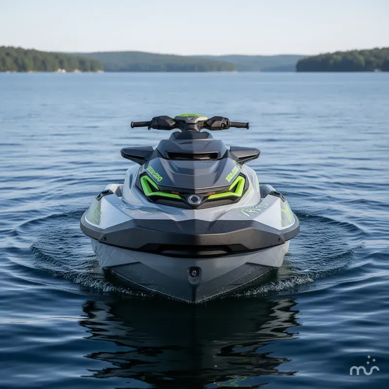 Slide: The Image of Sea-Doo RXT-X 325 Ice Metal / Manta Green 2025 - 1
