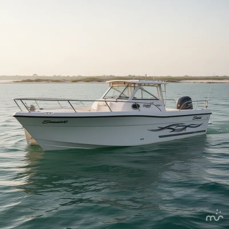 Slide: The Image of Seaswirl Striper 2100 Walkaround O/B 1999 - 0