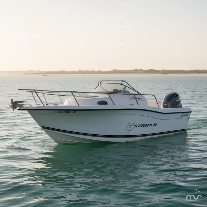 Slide: The Image of Seaswirl Striper 2100 Walkaround O/B 1999 - 2