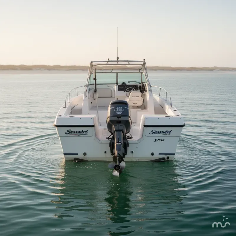 Slide: The Image of Seaswirl Striper 2100 Walkaround O/B 1999 - 3